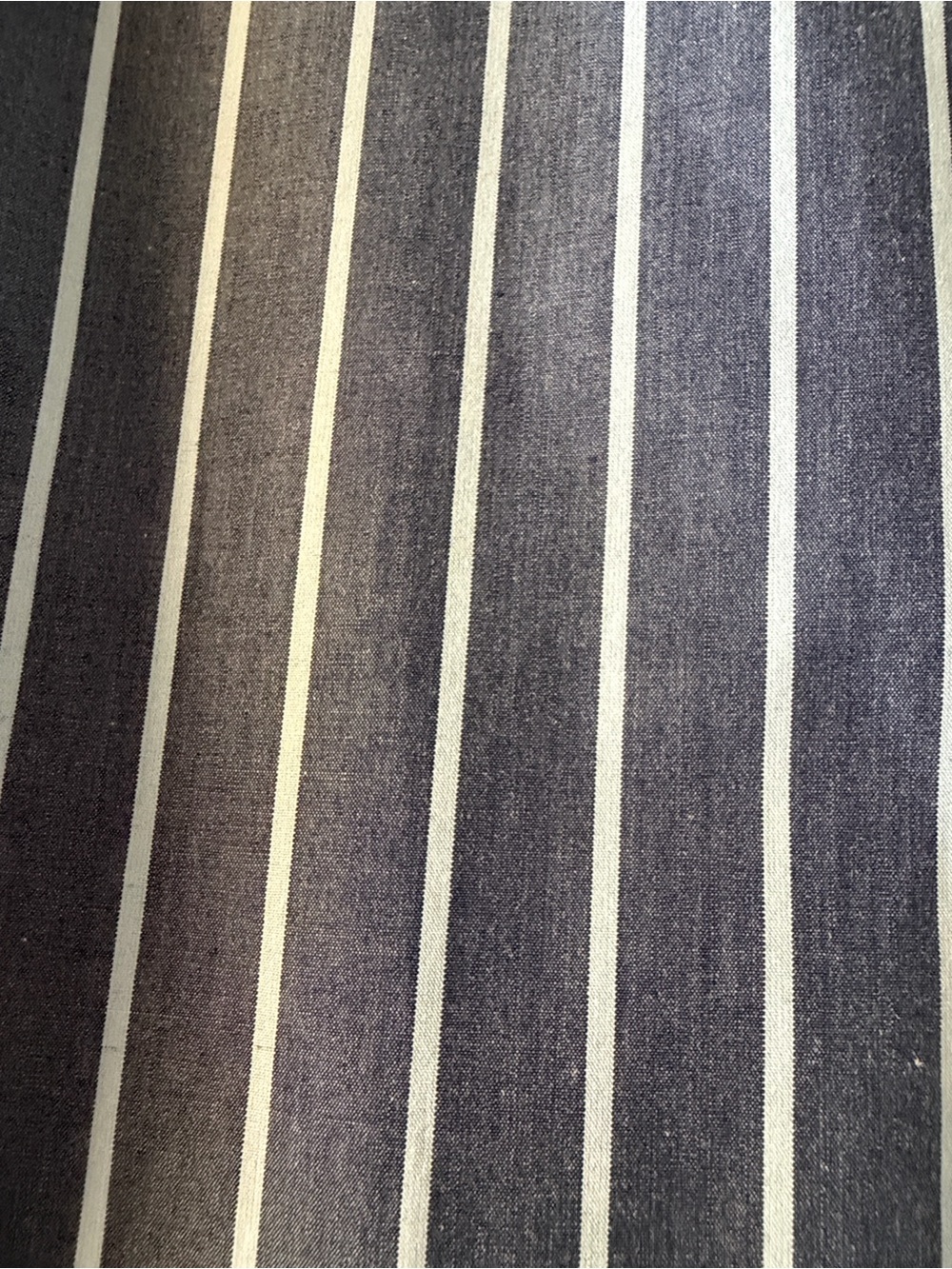 LOFT Striped Side Shirred Poplin Shirt - Picture 8 of 9